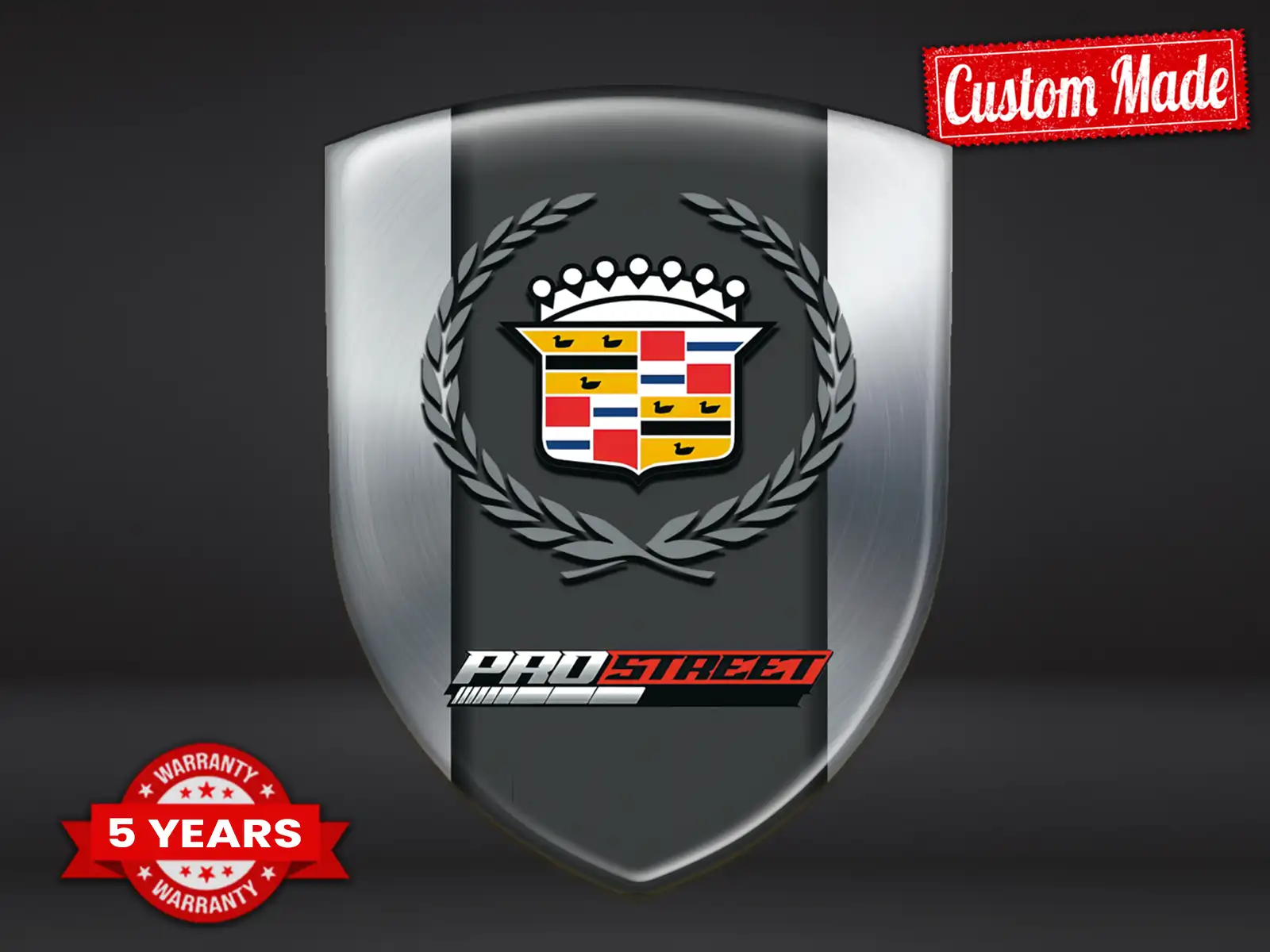 Cadillac Emblemi Auto Personalizzati Design Max Chic Pro Durevoli ST